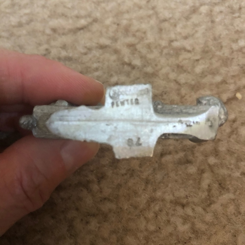 Pewter Cat Figurine - Picture 4 of 4